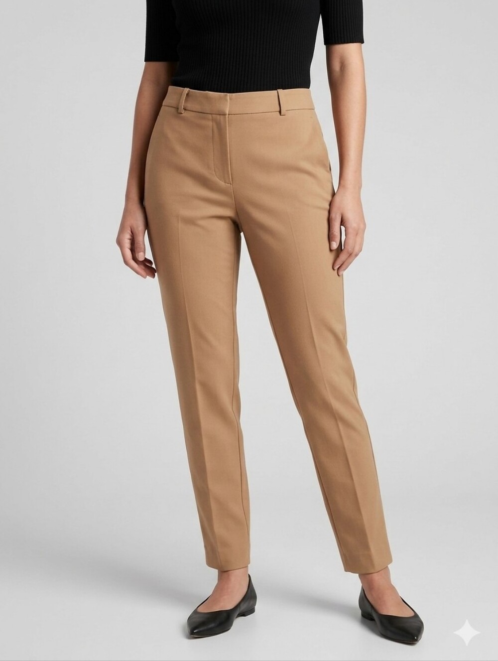 Banana Republic Sloan Slim Pants Women 16 Tan Camel NWT